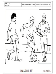 Futbol boyama sayfaları